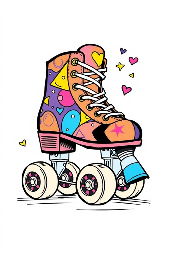 playful y2k roller skate
