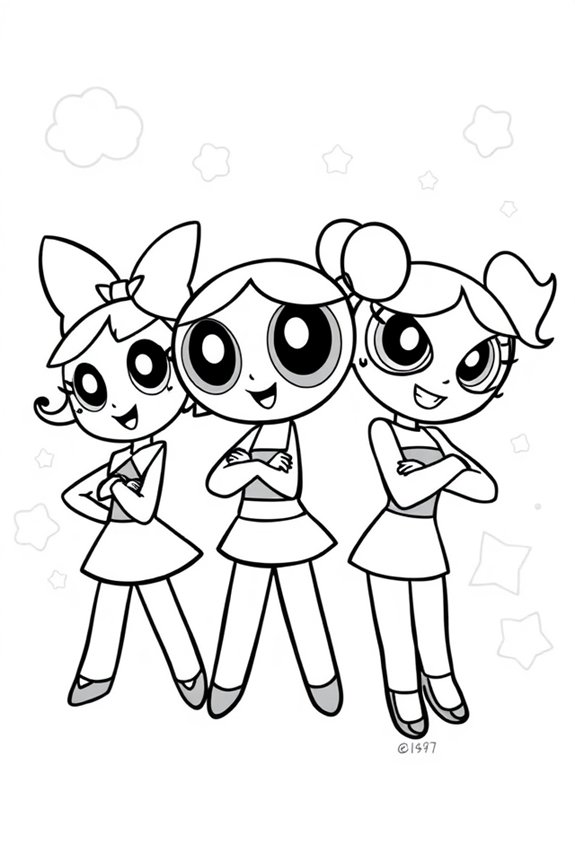 powerpuff girls drawing project