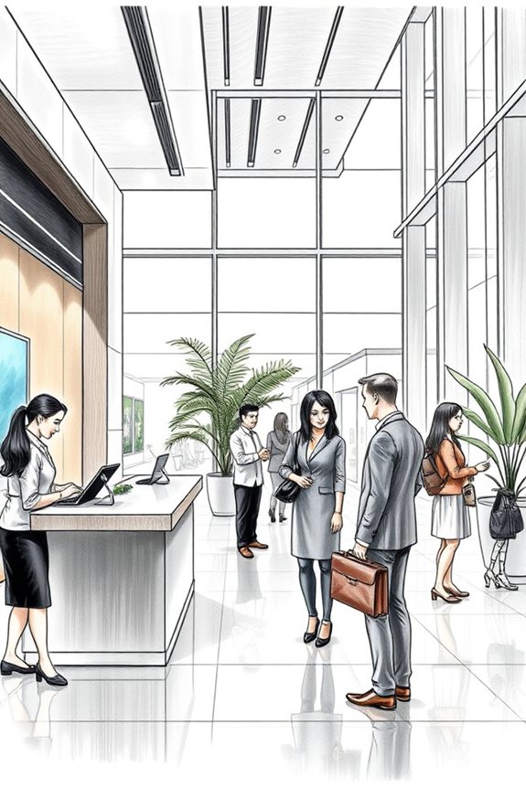 realistic bank scene depiction