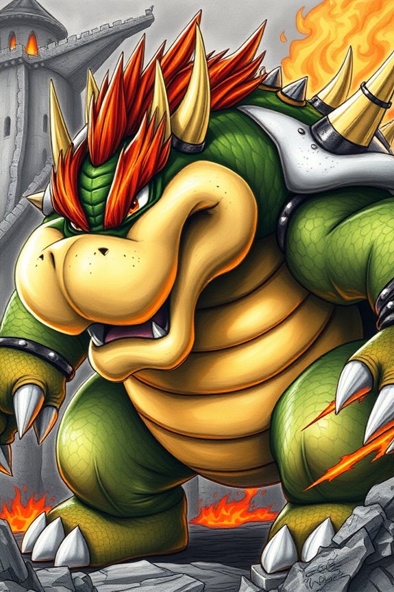 realistic bowser art project
