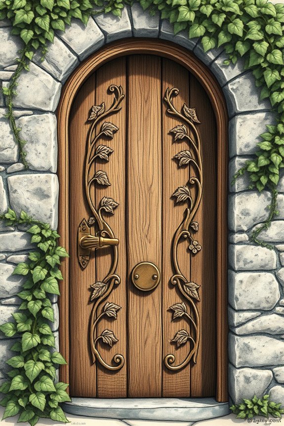 realistic door drawing project