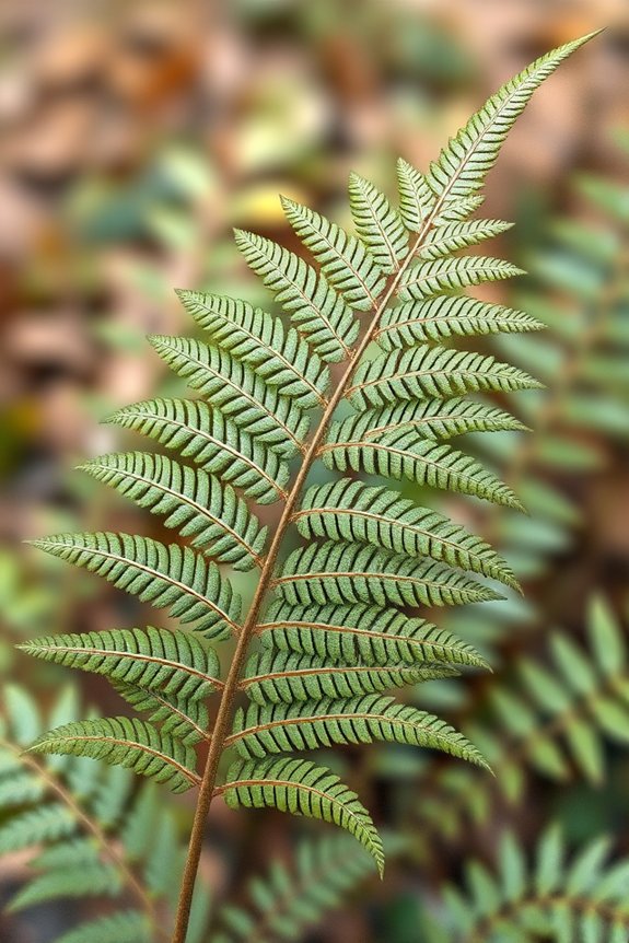 realistic fern drawing project