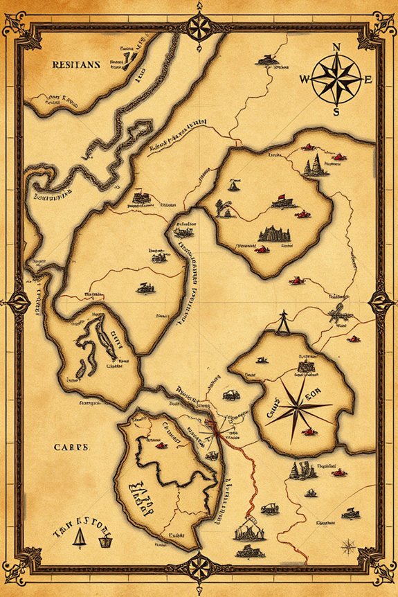 realistic historical map creation