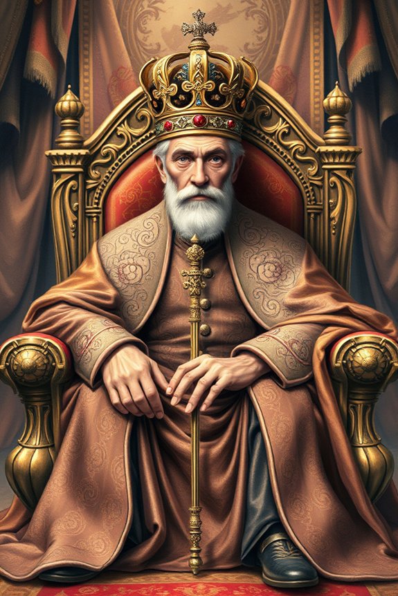 realistic king drawing project
