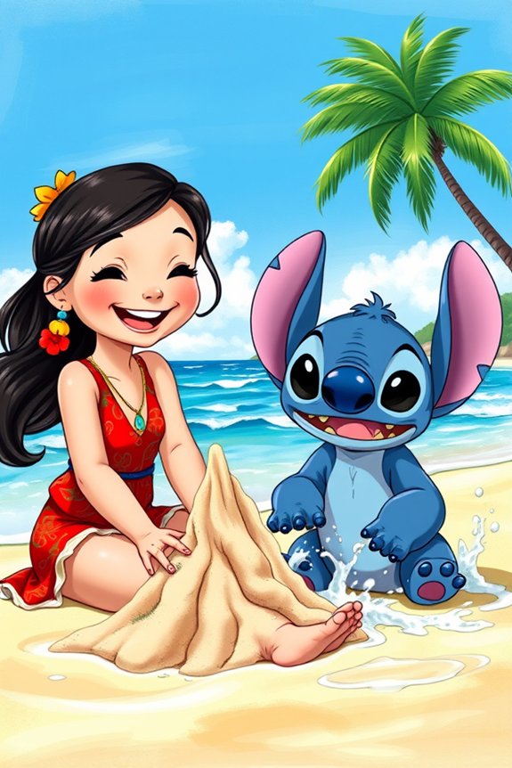 realistic lilo and stitch