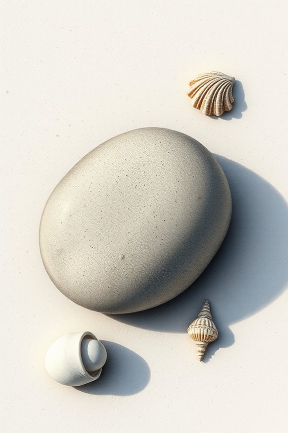 realistic shading of pebbles