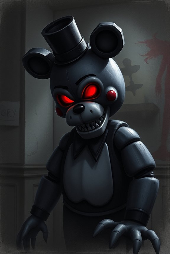 realistic shadow freddy drawing