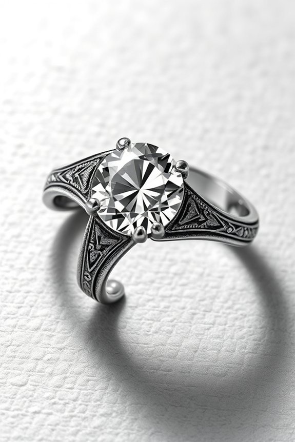 realistic stackable ring drawing