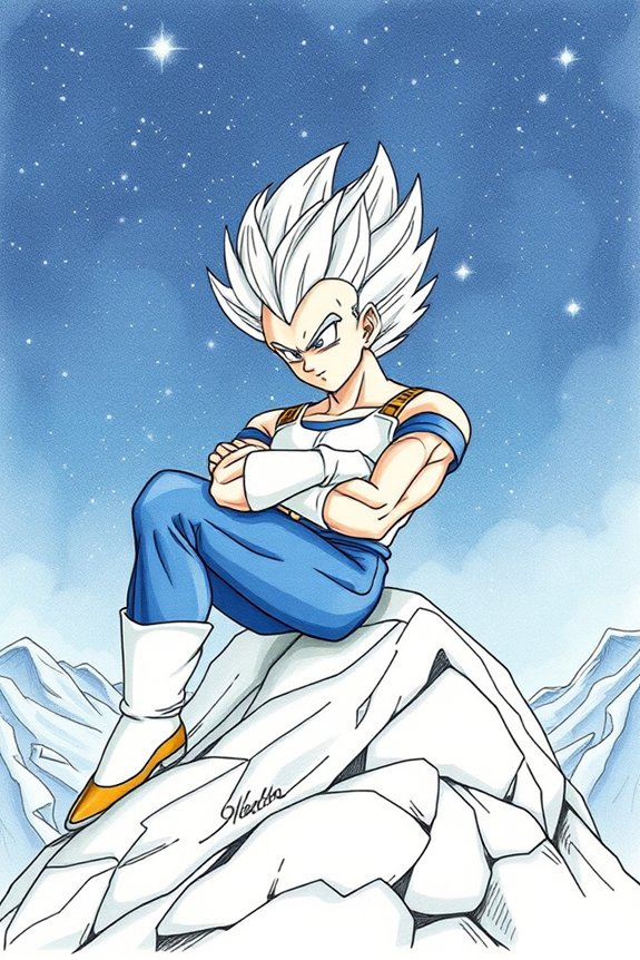 relaxed vegeta character exploration