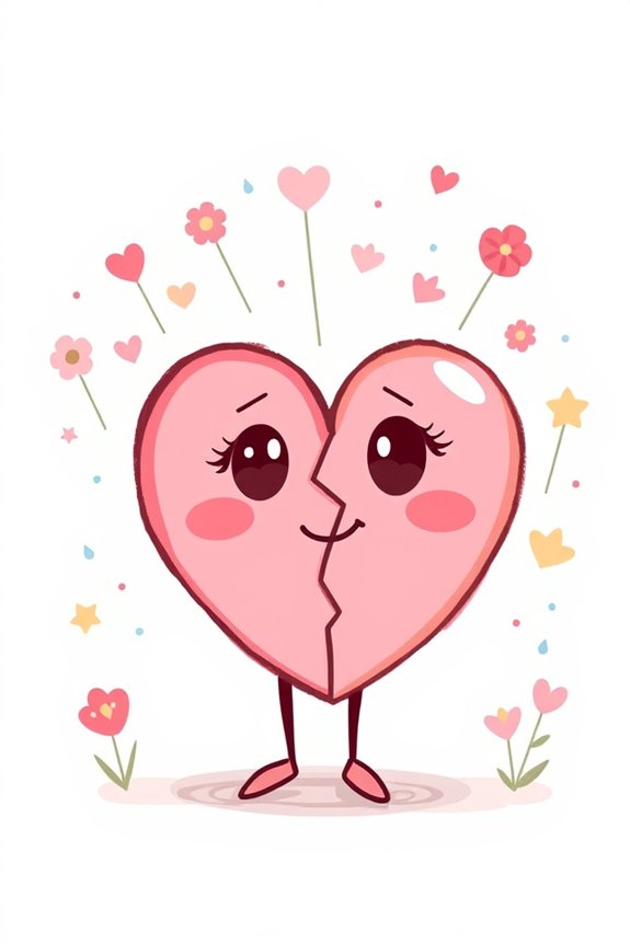 resilient playful heartbreak doodle