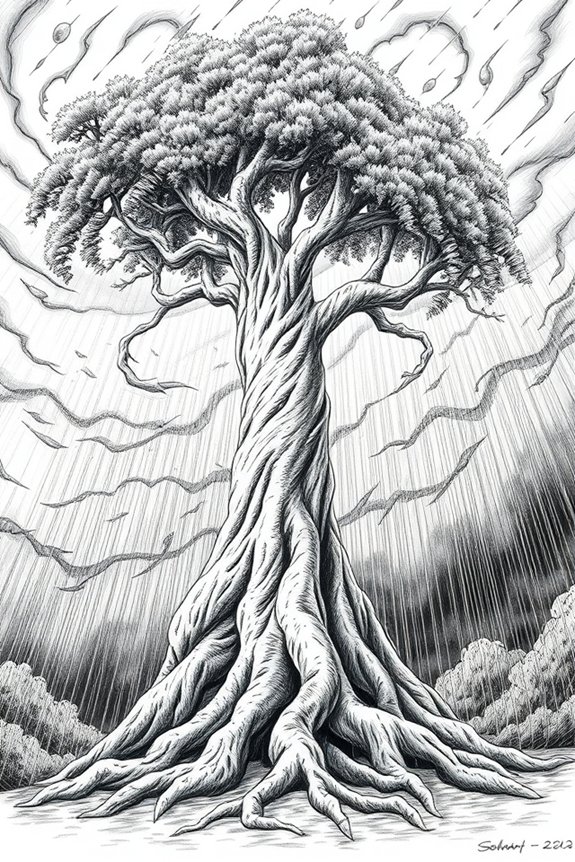 resilient trees amidst chaos