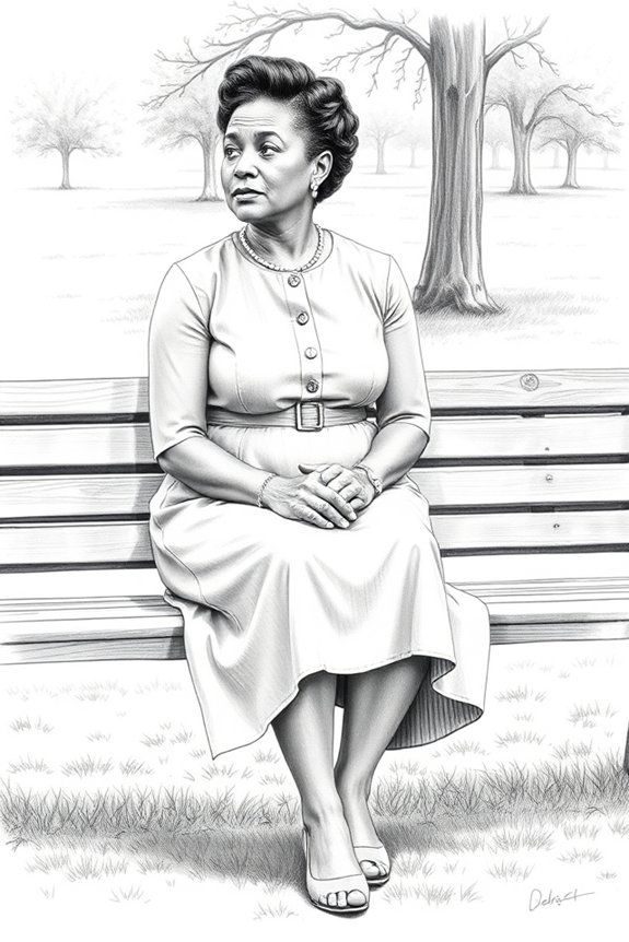 rosa parks resilience drawing project
