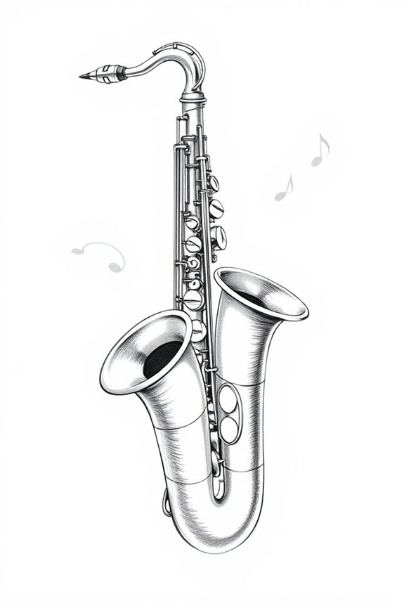 saxophone sketching project details