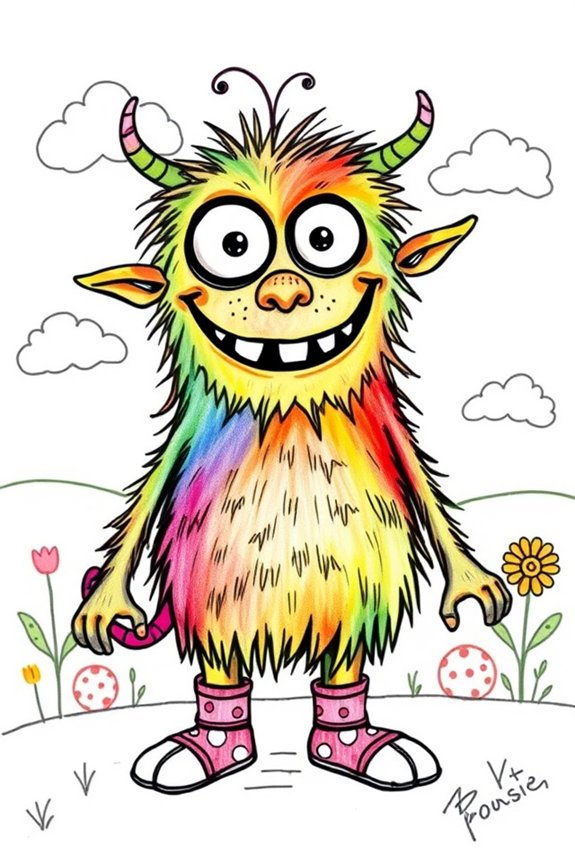 silly monster creative fun