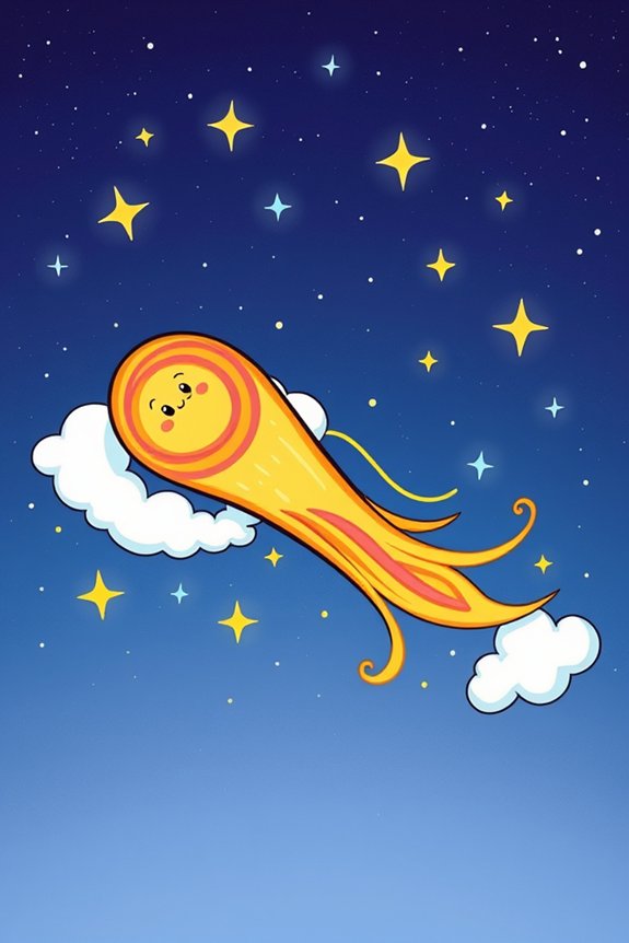 simple comet doodle project