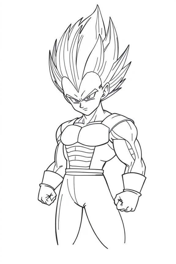 simple vegeta drawing tutorial