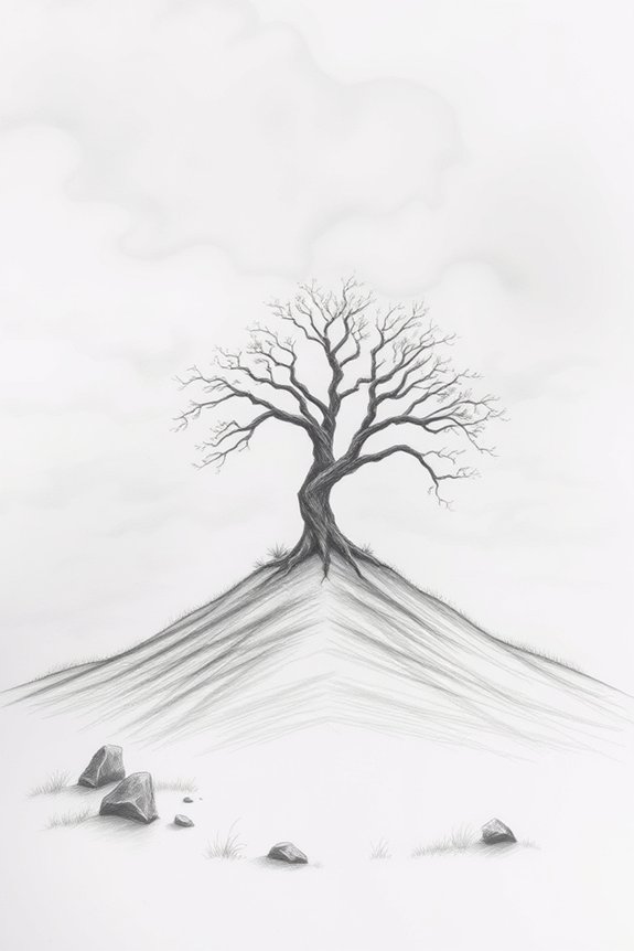 solitary tree emotional exploration