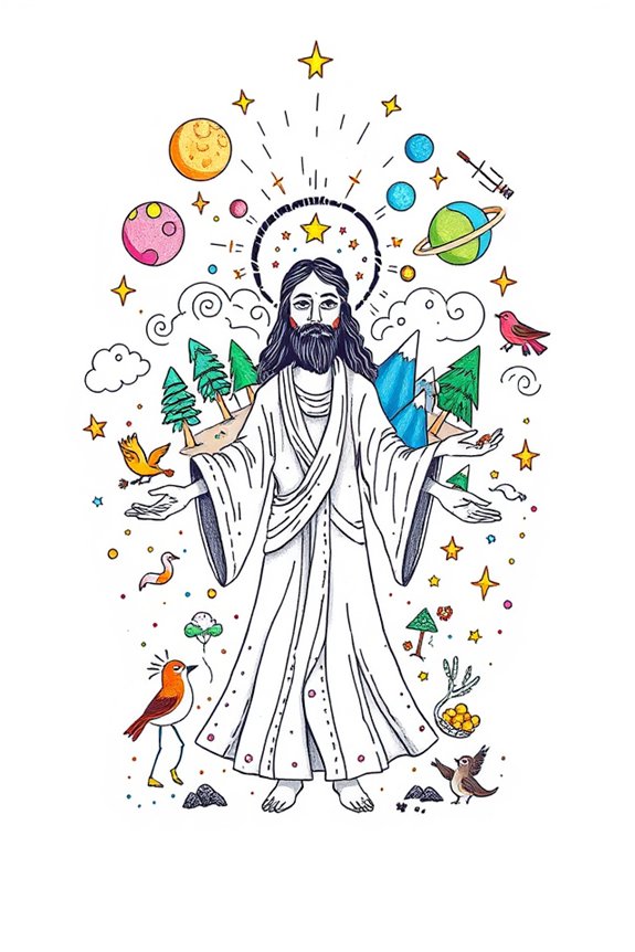 spiritual sketching divine elements
