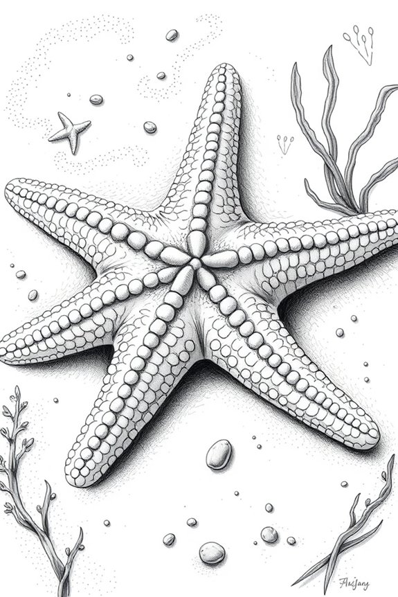 starfish drawing for artists