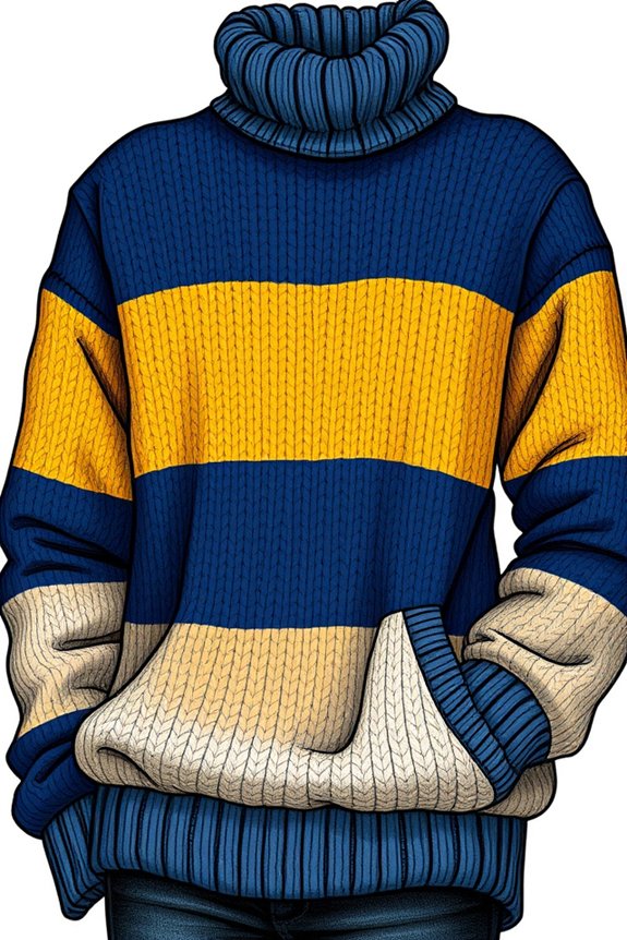 striped sweater artistic expression
