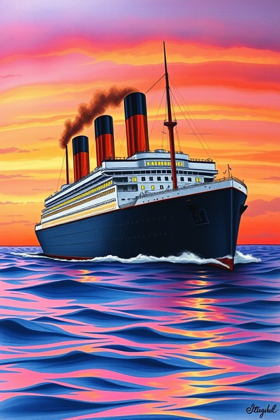 titanic dusk drawing project