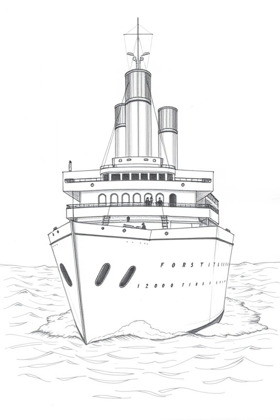 titanic maritime art project