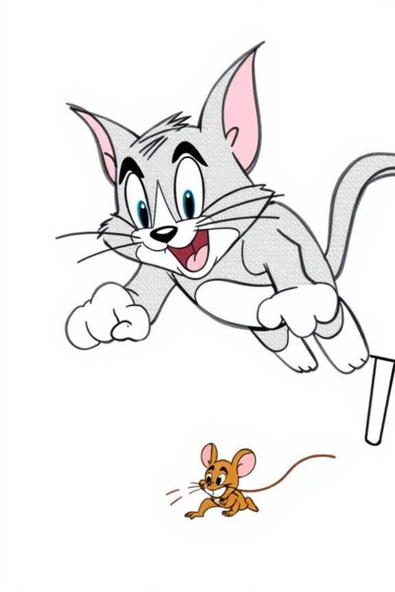 tom and jerry drawing tutorial