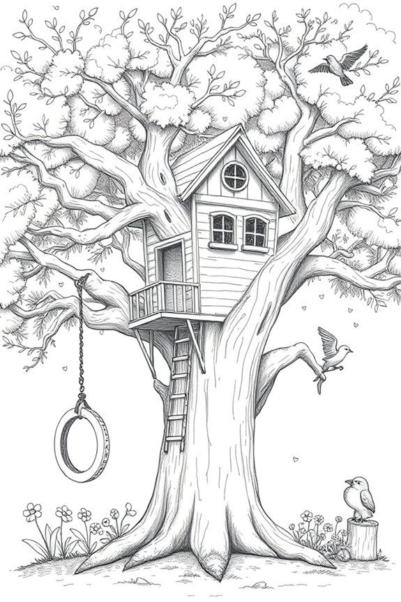 treehouse drawing project idea