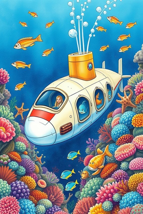 underwater art project idea