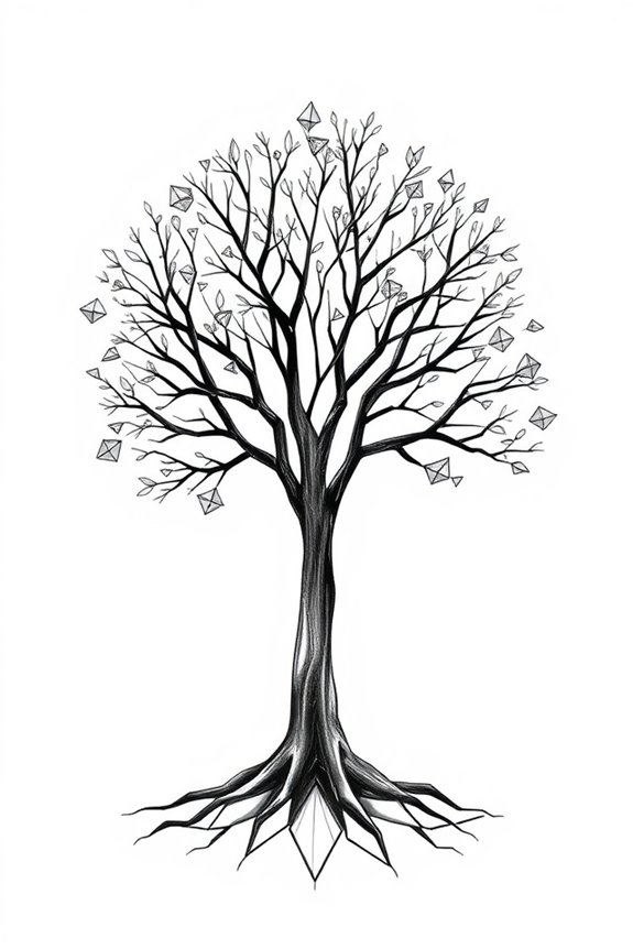 unique nature inspired tattoo design