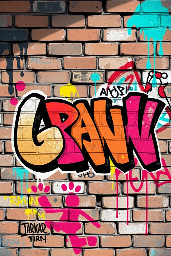 urban flowers graffiti fusion