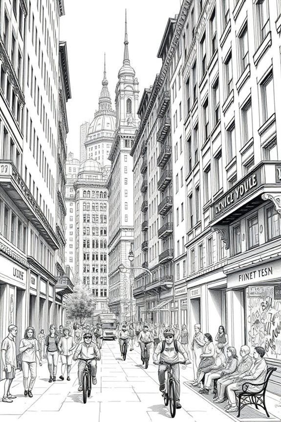 urban life in contrast