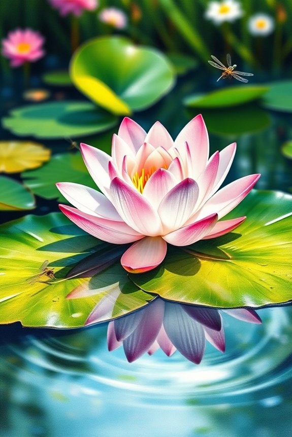 vibrant color pencil drawing