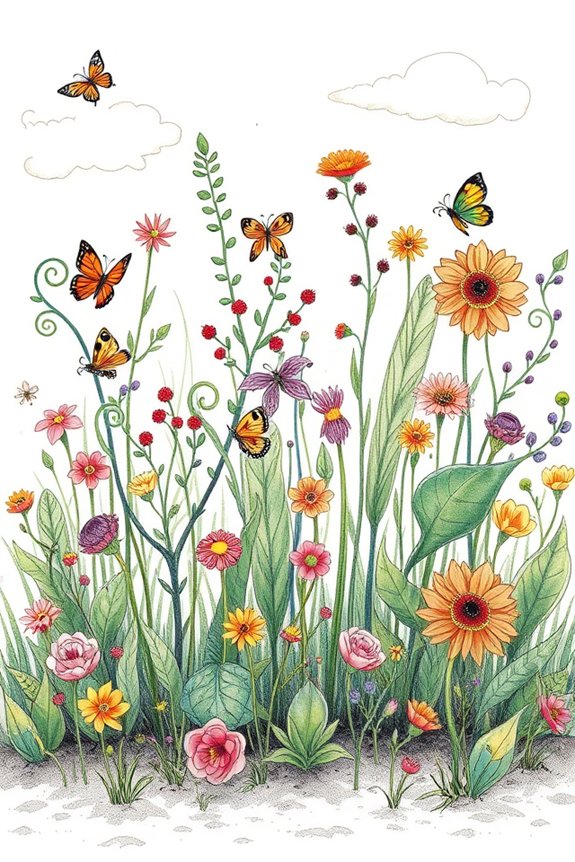 vibrant nature inspired art