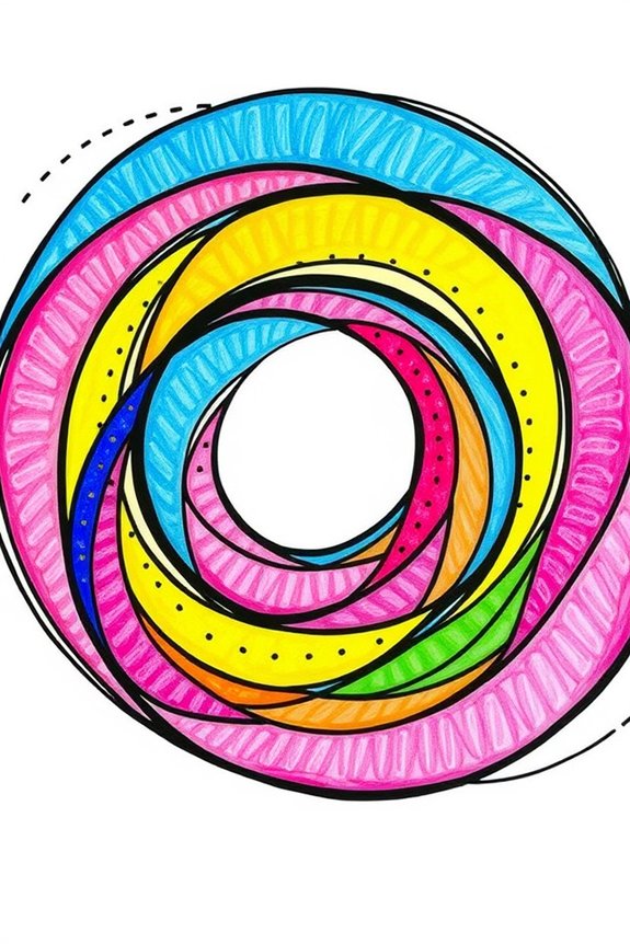 vibrant shapes and hues