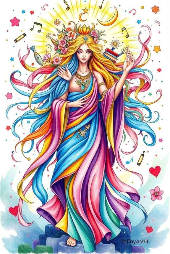 vibrant spiritual artistic expression