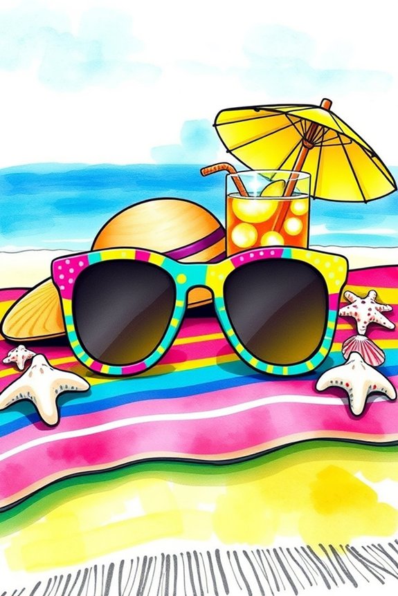 vibrant sunglasses design project