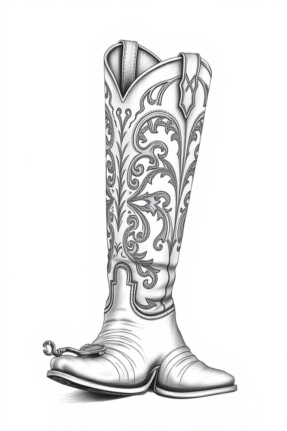 vintage cowboy boot artistry