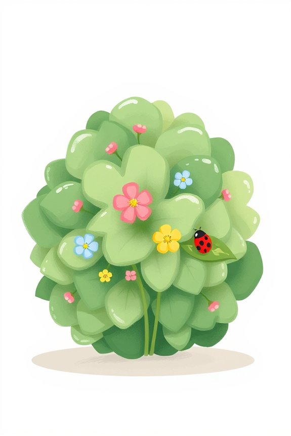 whimsical bush drawing project