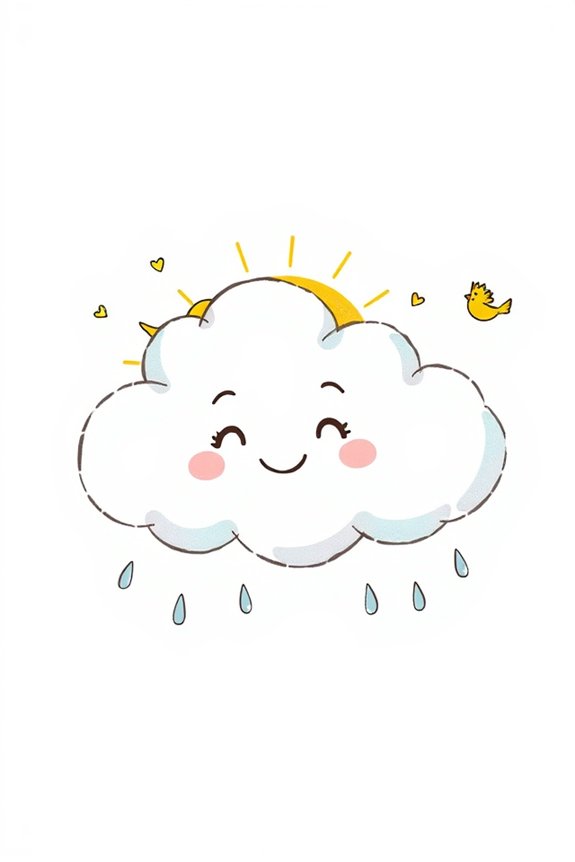 whimsical cloud character creation