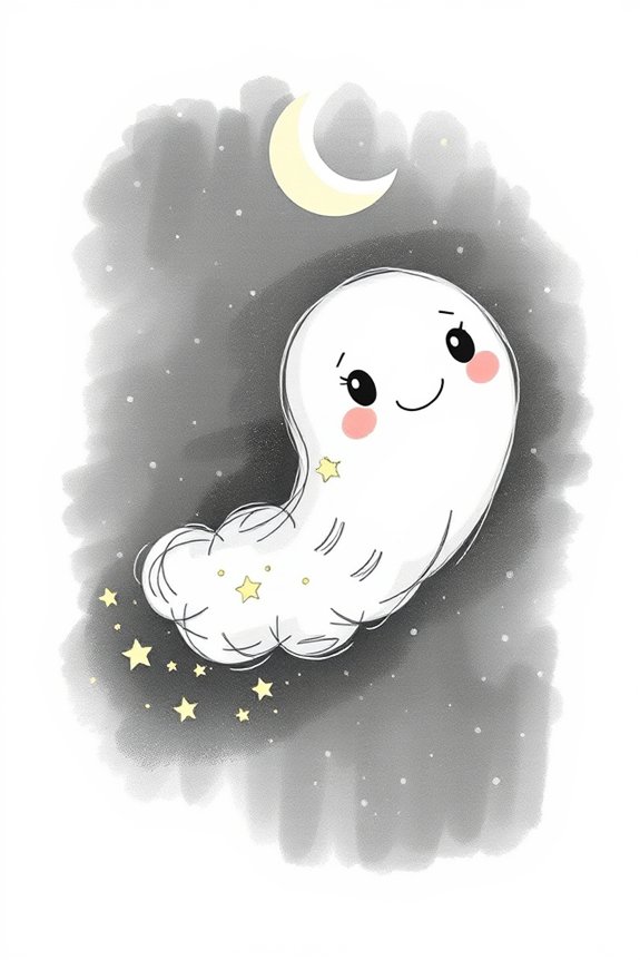 whimsical comet sketch project