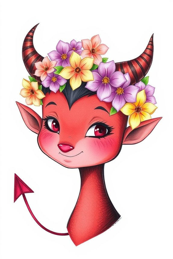 whimsical dark art fusion