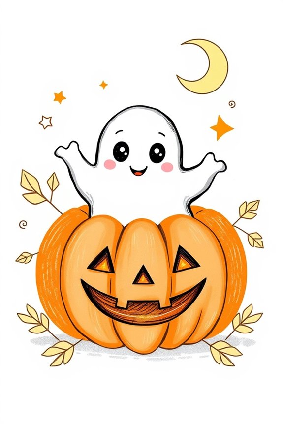 whimsical halloween art project