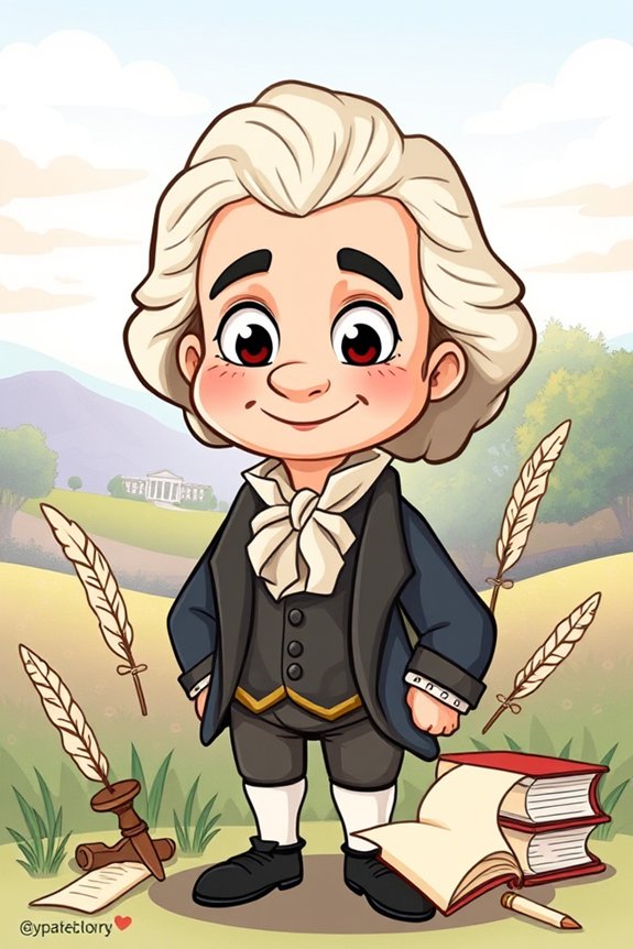 whimsical historical character art