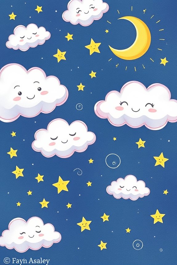 whimsical sky art project