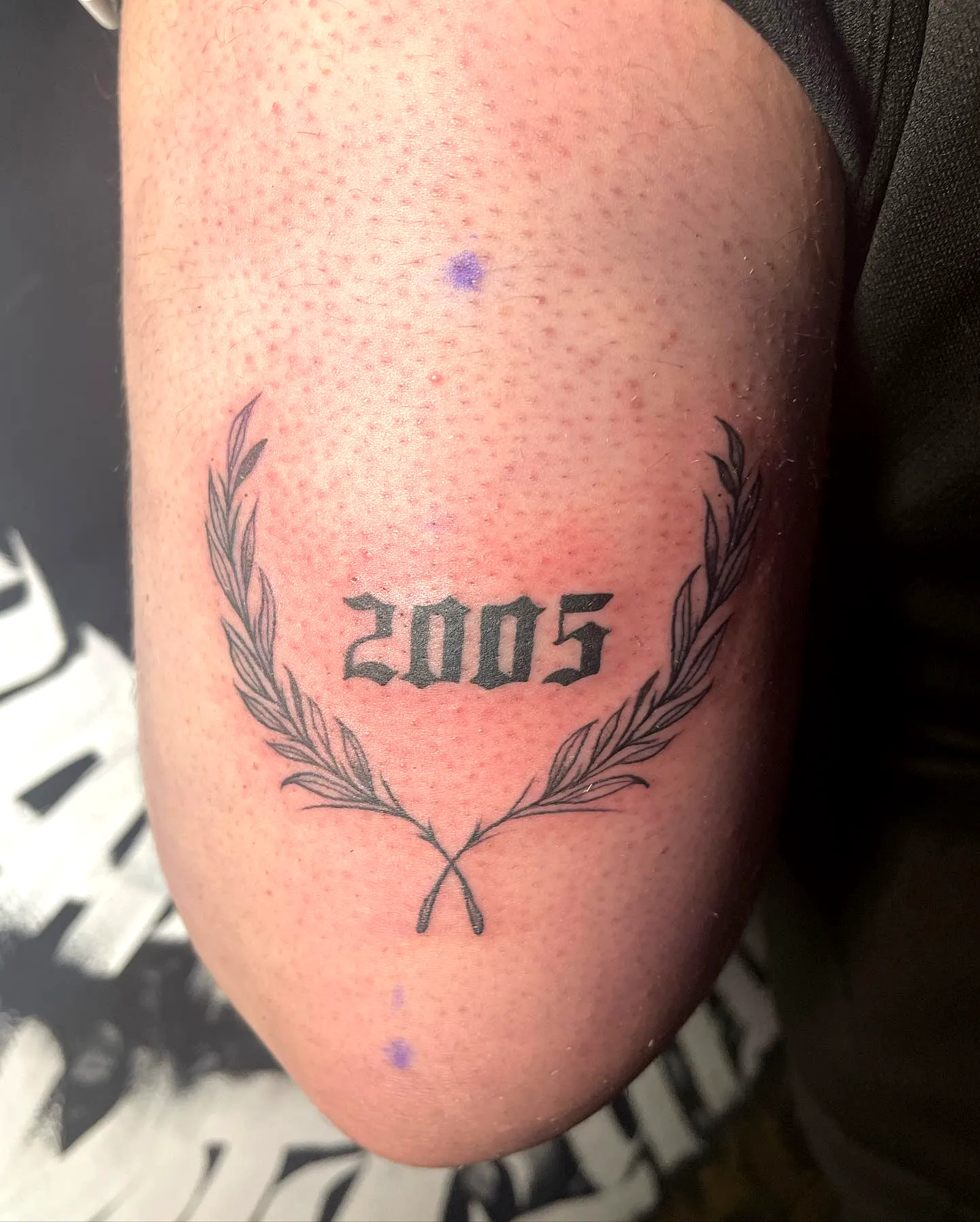 2005 Minimalistic Arm Tattoo