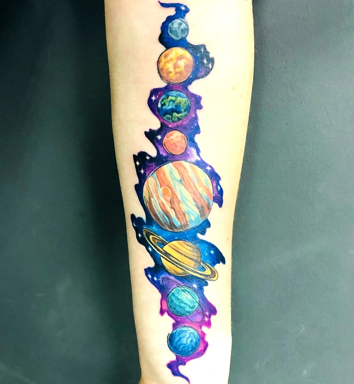 17 Unique and Artistic Planets Tattoos Ideas to Inspire You