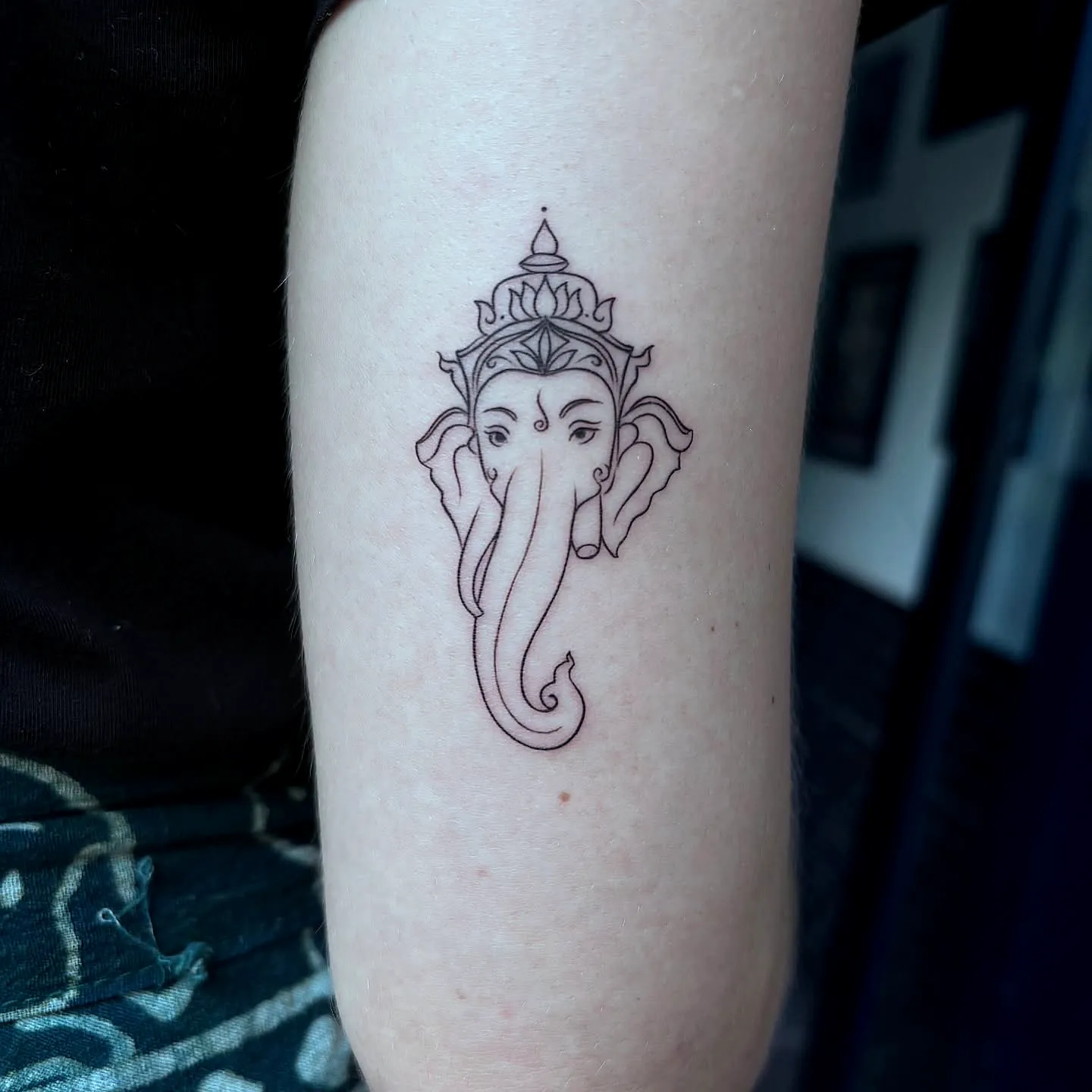 Elephant Head Forearm Ganesh Tattoo