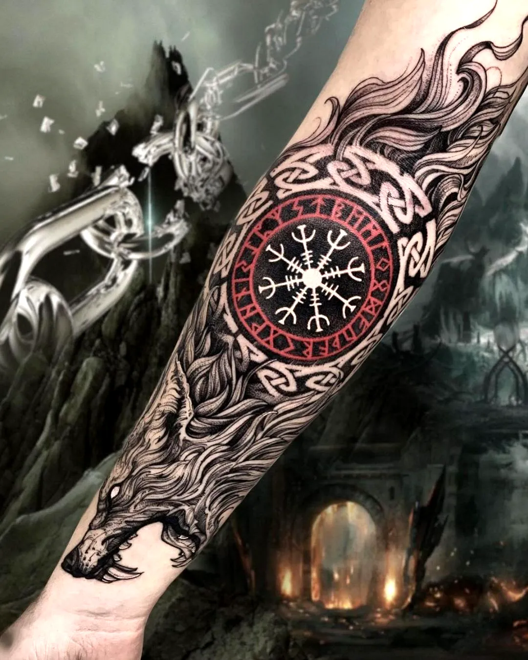 16 Bold and Unique Fenrir Tattoo Ideas to Inspire You