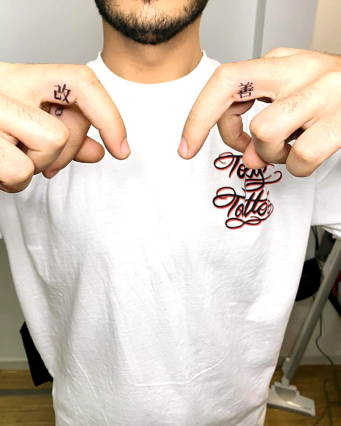 Japanese Symbol Hand Tattoo Design